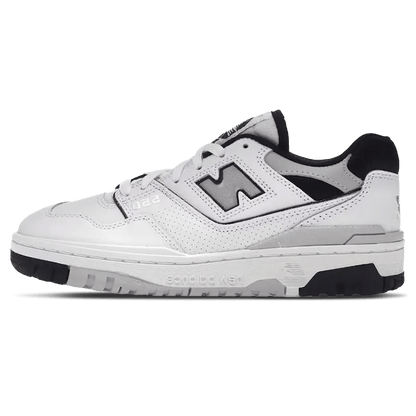 New Balance 550 'White Black Grey' — UK 3.5 | EU 36 | US 4 — Front View