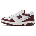New Balance 550 'White Burgundy' — UK 3.5 | EU 36 | US 4 — Front View