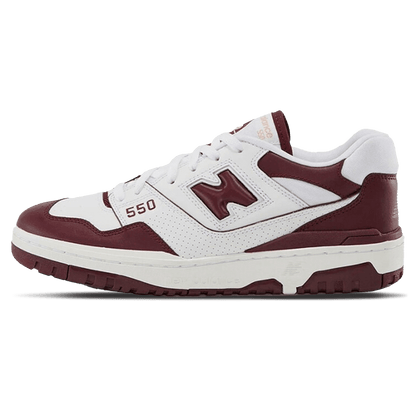 New Balance 550 'White Burgundy' — UK 3.5 | EU 36 | US 4 — Front View
