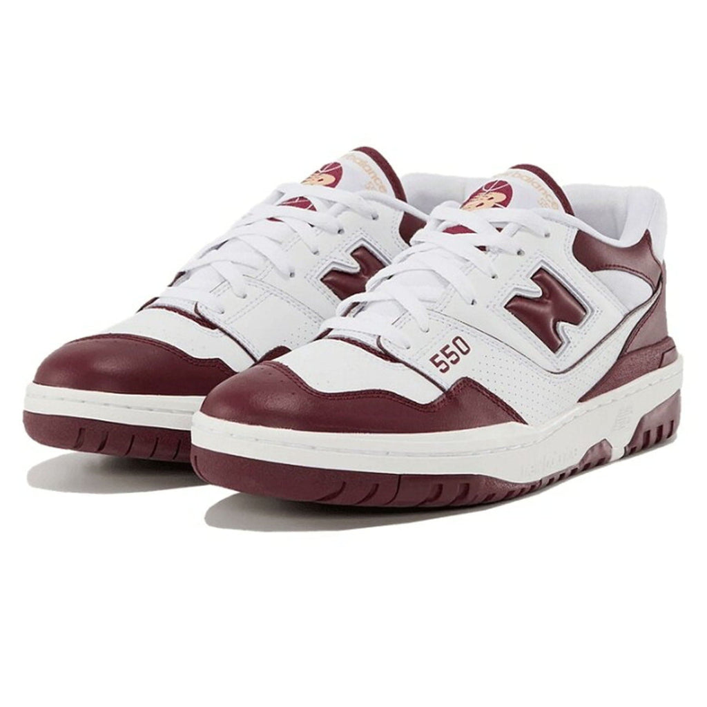 New Balance 550 'White Burgundy' — UK 3.5 | EU 36 | US 4 — Back View