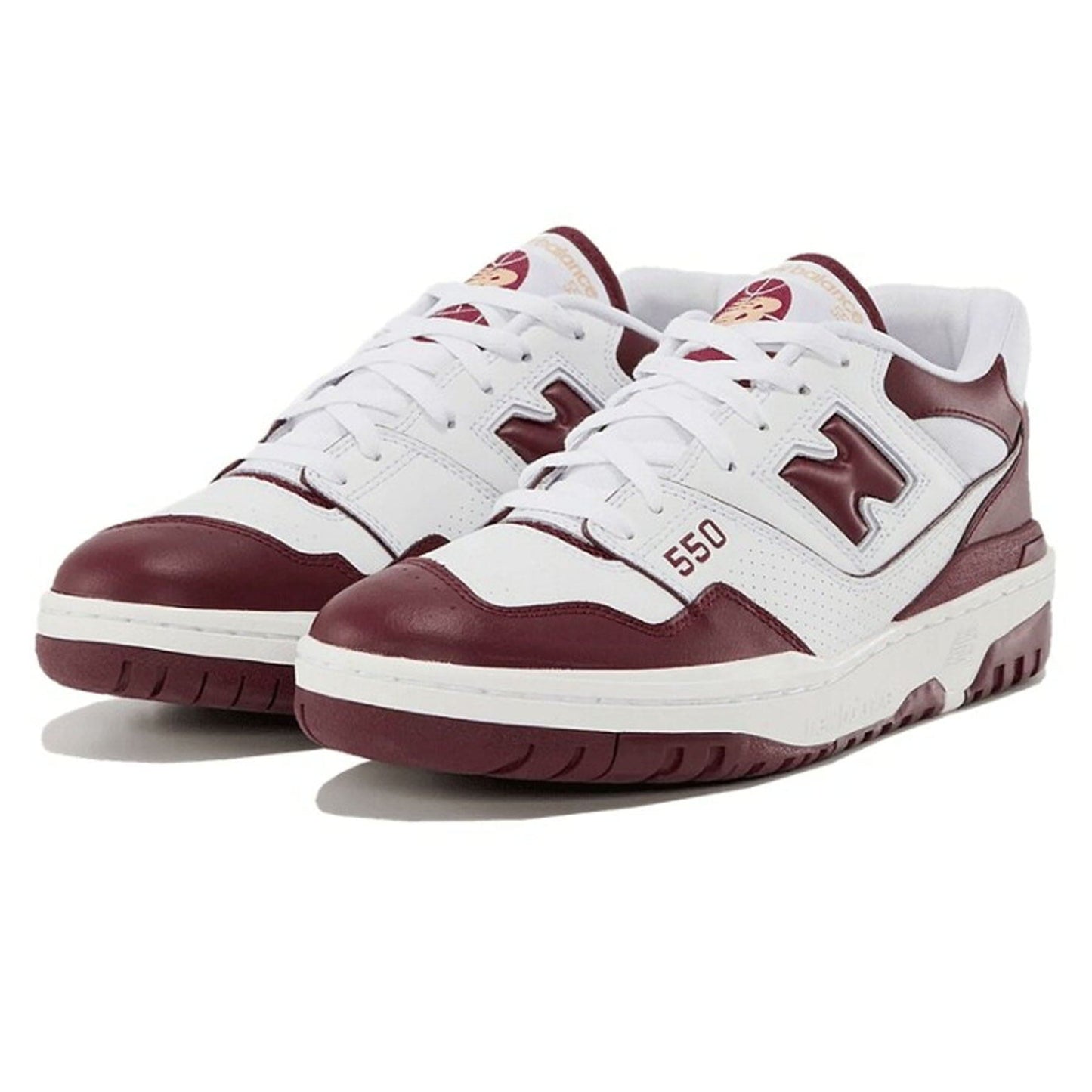New Balance 550 'White Burgundy' — UK 3.5 | EU 36 | US 4 — Back View