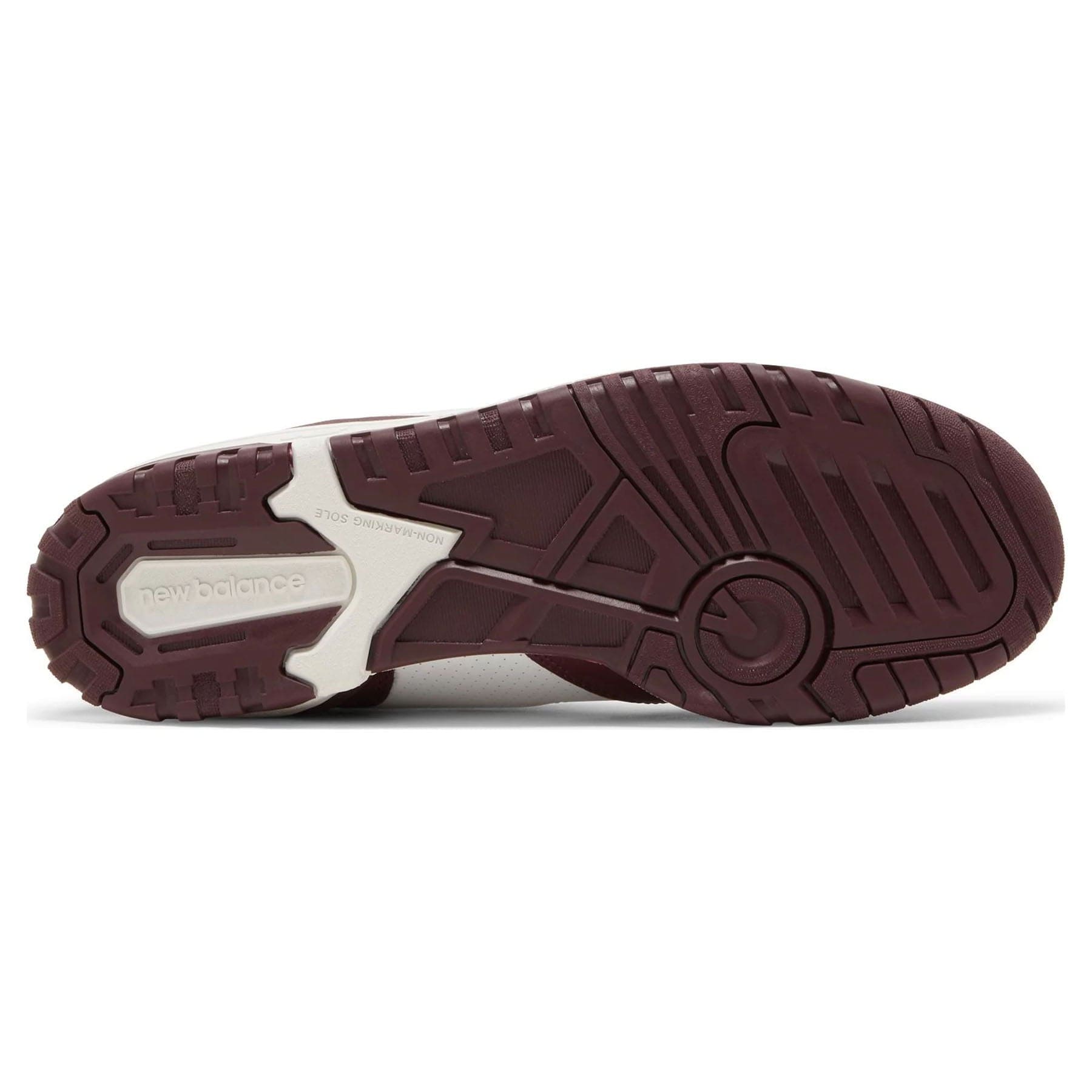New Balance 550 'White Burgundy' — UK 3.5 | EU 36 | US 4 — Top View