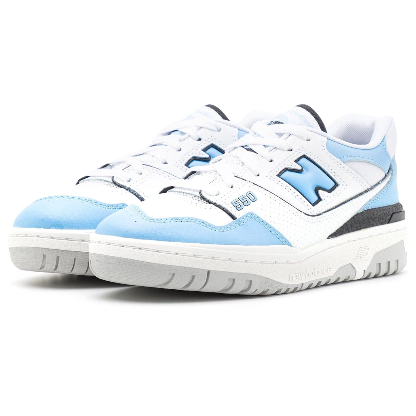 New Balance 550 White Carolina Blue — UK 3.5 | EU 36 | US 4 — Top View