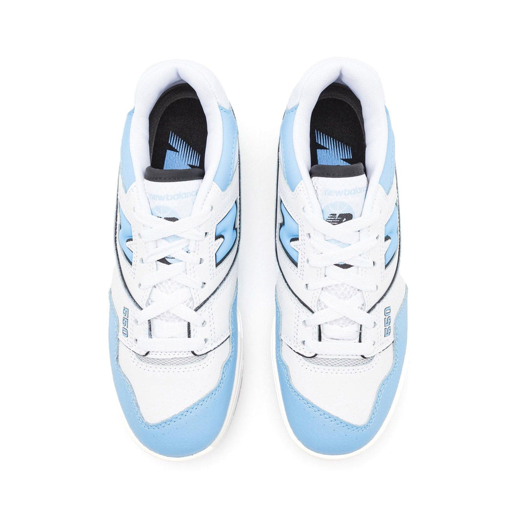 New Balance 550 White Carolina Blue — UK 3.5 | EU 36 | US 4 — Back View