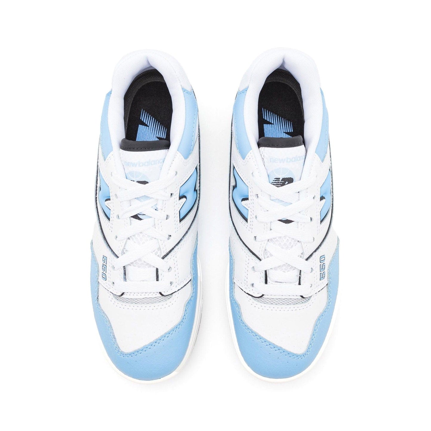 New Balance 550 White Carolina Blue — UK 3.5 | EU 36 | US 4 — Back View