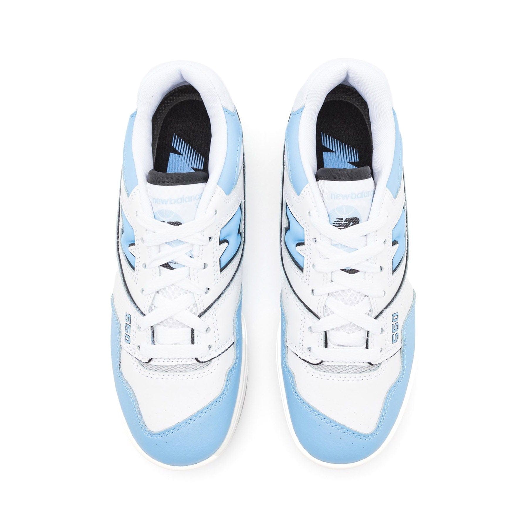 New Balance 550 White Carolina Blue — UK 3.5 | EU 36 | US 4 — Back View
