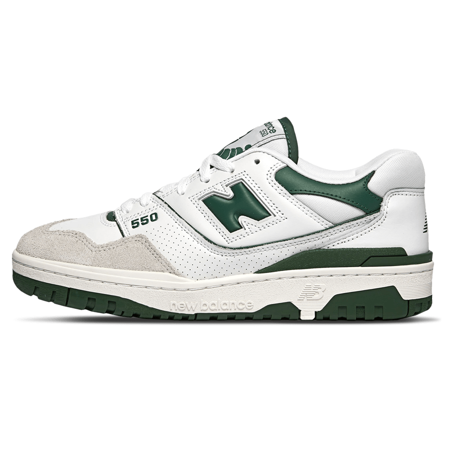 New Balance 550 'White Green' — UK 3.5 | EU 36 | US 4 — Front View