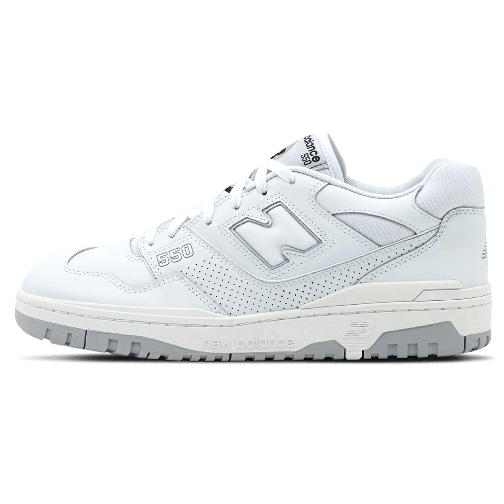 New Balance 550 'White Grey' — UK 3.5 | EU 36 | US 4 — Front View
