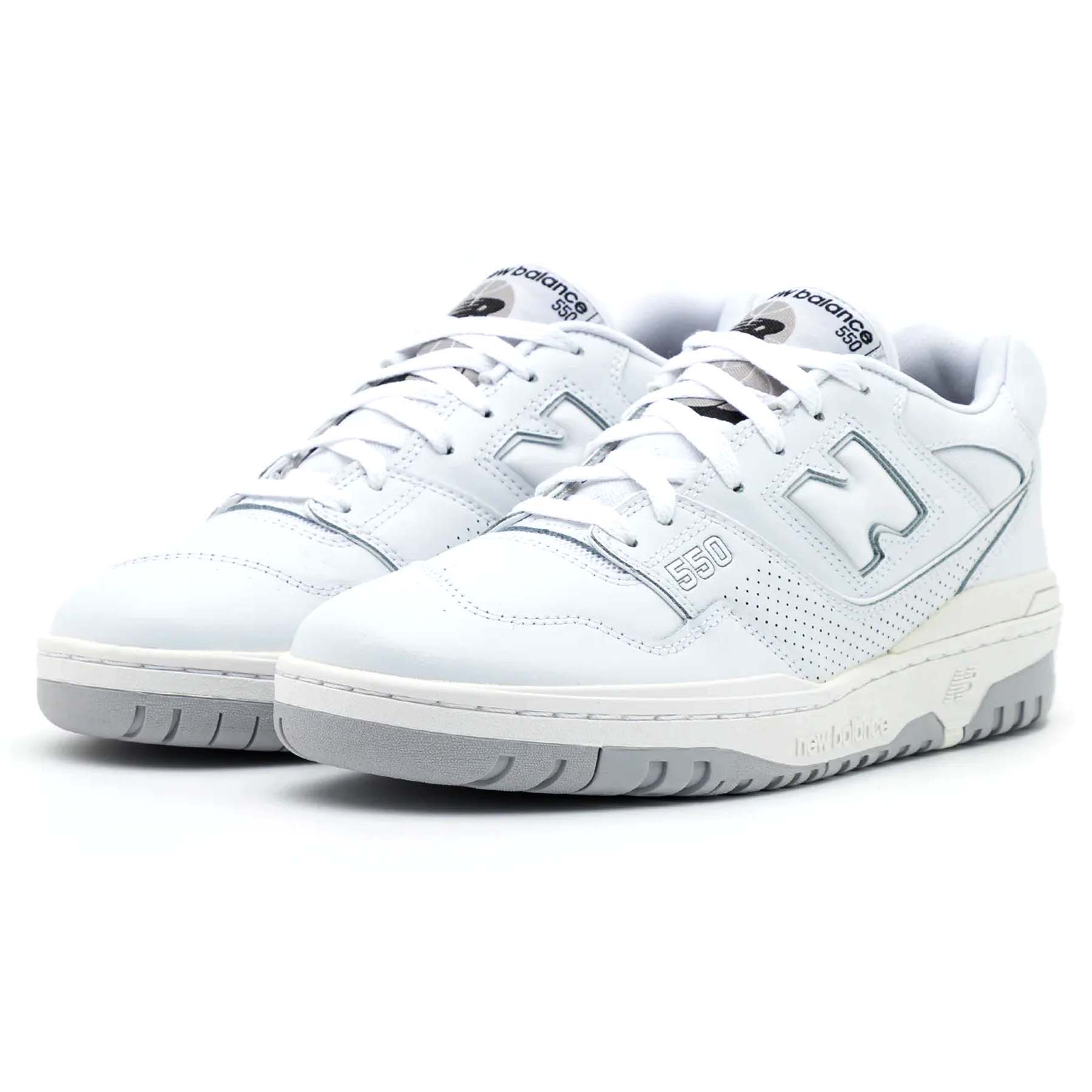New Balance 550 'White Grey' — UK 3.5 | EU 36 | US 4 — Side View