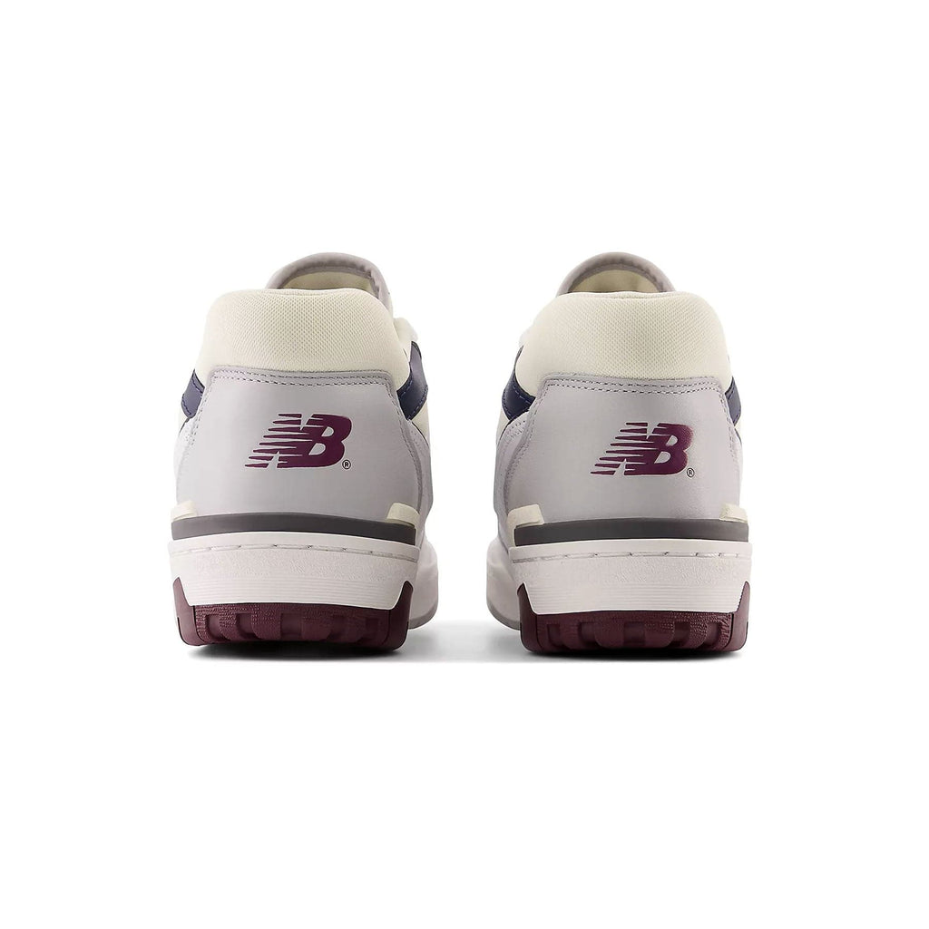 New Balance 550 'White Maroon Natural Indigo' — UK 3.5 | EU 36 | US 4 — Top View