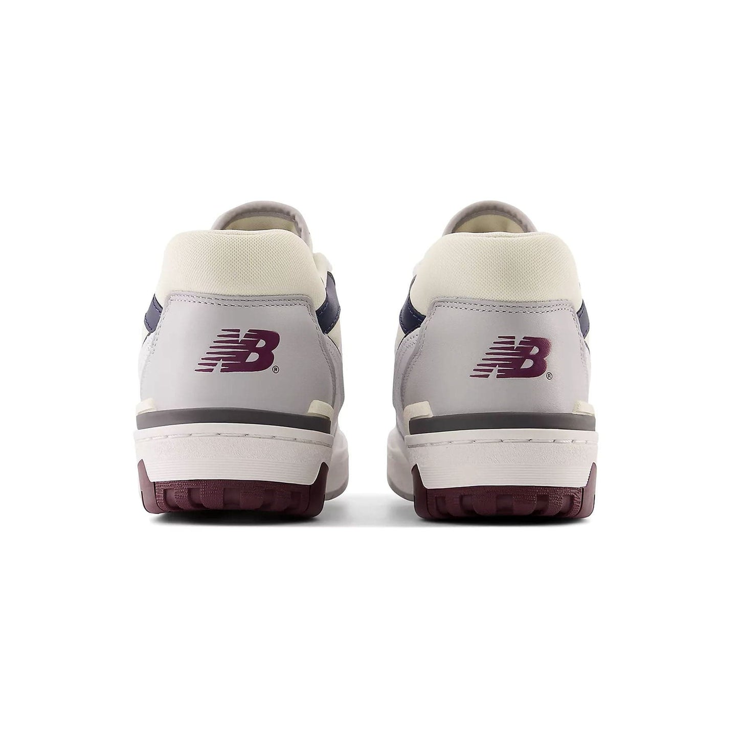 New Balance 550 'White Maroon Natural Indigo' — UK 3.5 | EU 36 | US 4 — Top View