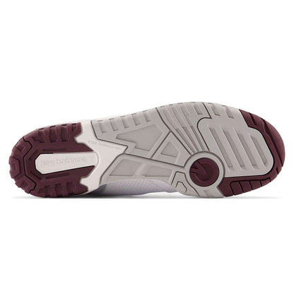 New Balance 550 'White Maroon Natural Indigo' — UK 3.5 | EU 36 | US 4 — Detail View
