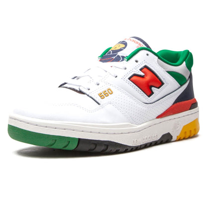 New Balance 550 ‘Oak Leaf Green Red’ — UK 3.5 | EU 36 | US 4 — Top View