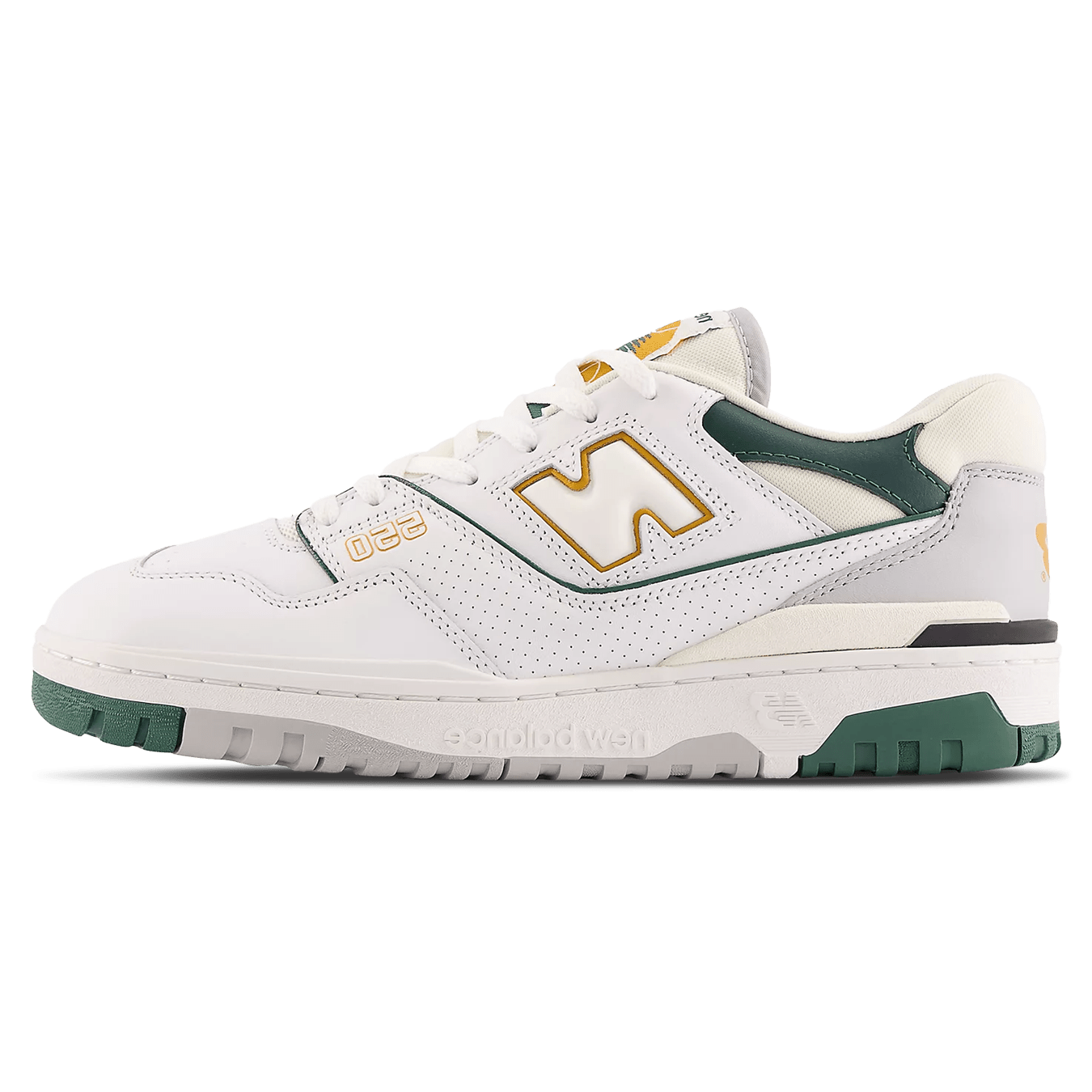 New Balance 550 'White Nightwatch Green' — UK 3.5 | EU 36 | US 4 — Front View