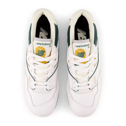 New Balance 550 'White Nightwatch Green' — UK 3.5 | EU 36 | US 4 — Top View