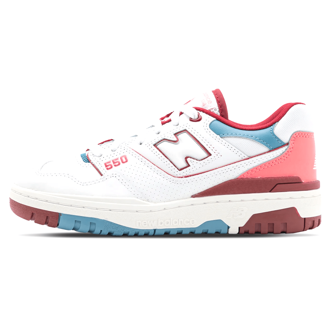 New Balance 550 'White Desert Pink' — UK 3.5 | EU 36 | US 4 — Front View