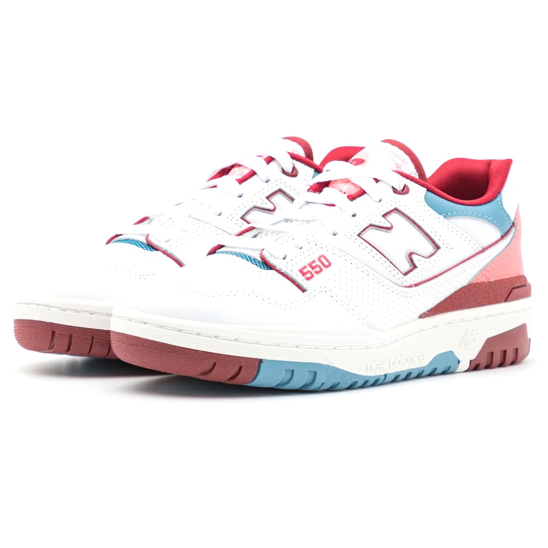 New Balance 550 'White Desert Pink' — UK 3.5 | EU 36 | US 4 — Top View