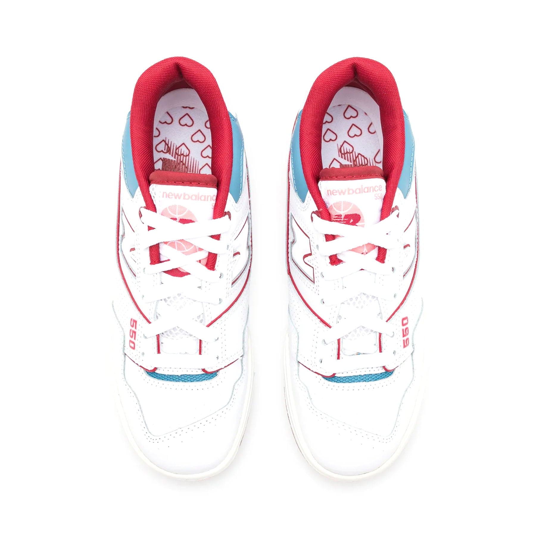 New Balance 550 'White Desert Pink' — UK 3.5 | EU 36 | US 4 — Back View
