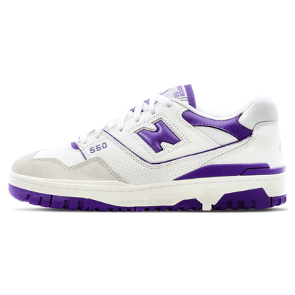 New Balance 550 ‘White Purple’ — UK 3.5 | EU 36 | US 4 — Front View