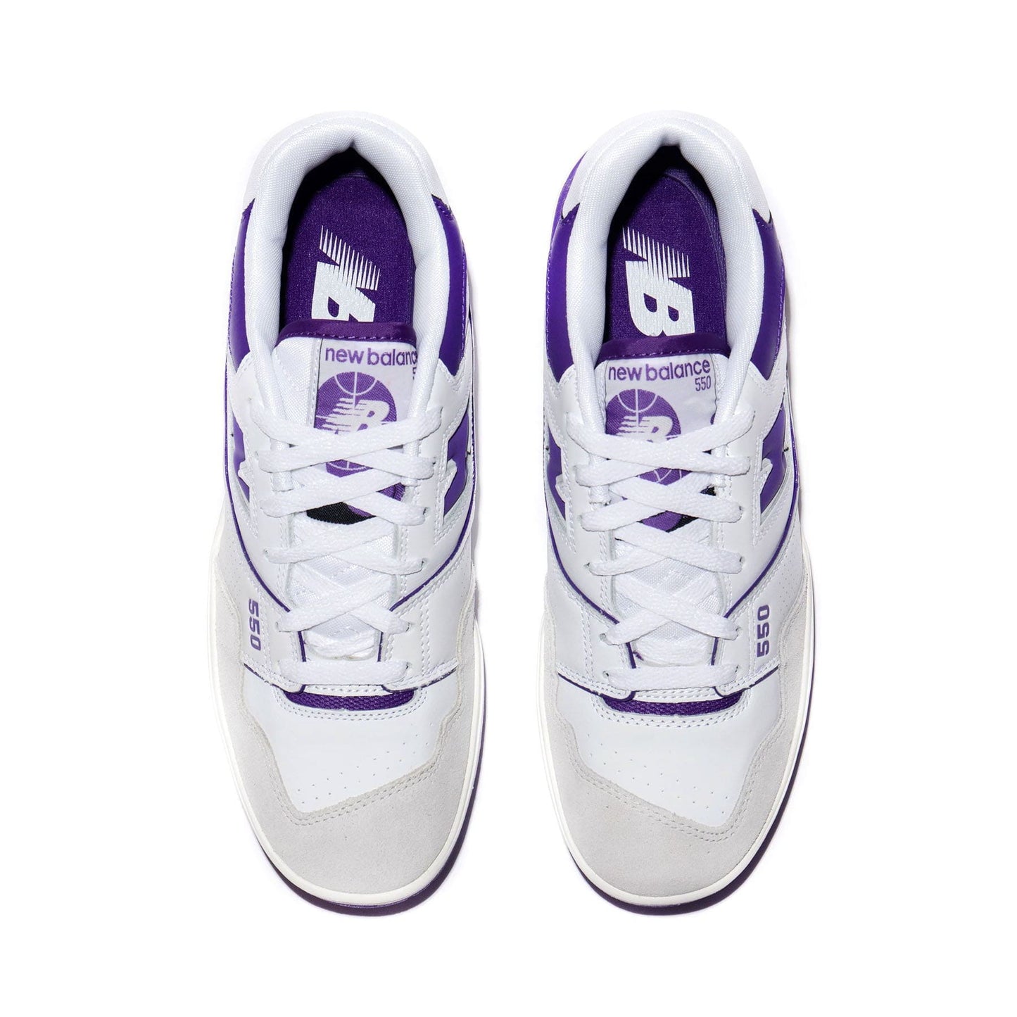 New Balance 550 ‘White Purple’ — UK 3.5 | EU 36 | US 4 — Back View