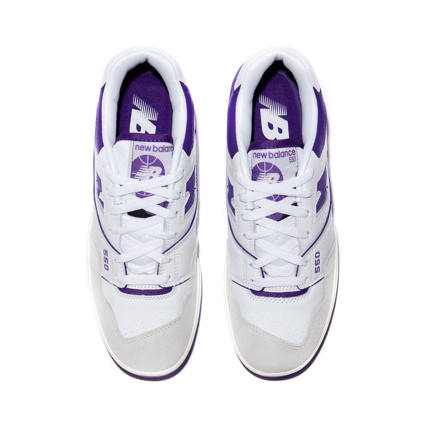 New Balance 550 ‘White Purple’ — UK 3.5 | EU 36 | US 4 — Back View
