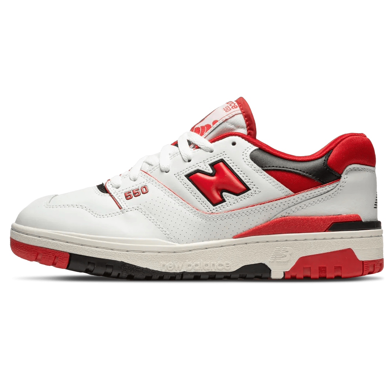 New Balance 550 'White Team Red' — UK 3.5 | EU 36 | US 4 — Front View