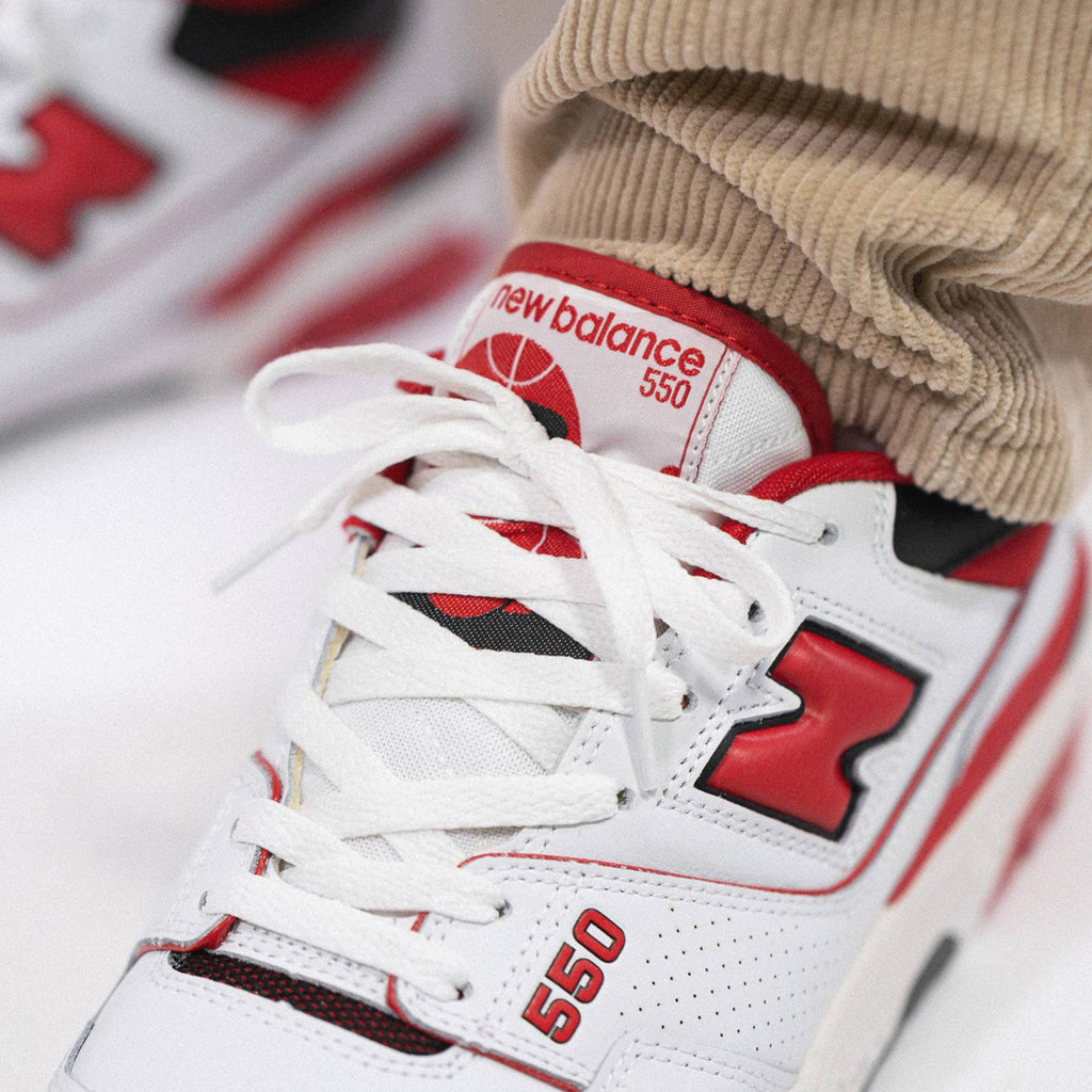 New Balance 550 'White Team Red' — UK 3.5 | EU 36 | US 4 — Alternate View 8