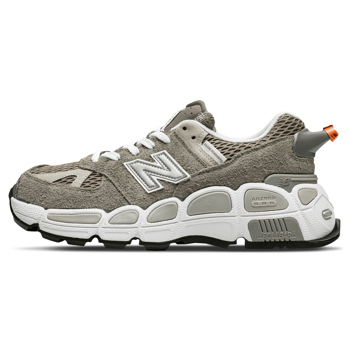 New Balance x Salehe Bembury 574 YURT 'Shark Skin' — UK 3.5 | EU 36 | US 4 — Front View