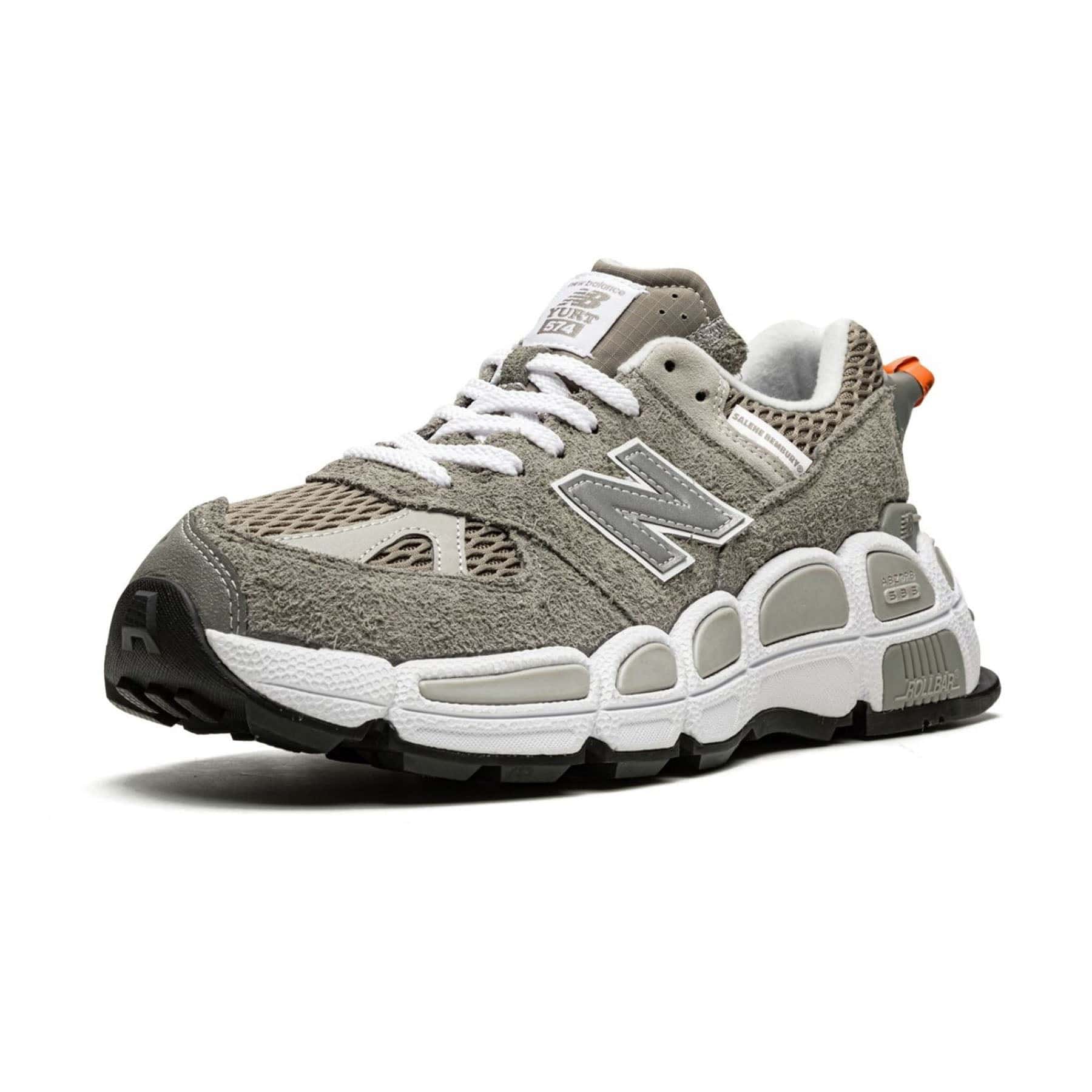New Balance x Salehe Bembury 574 YURT 'Shark Skin' — UK 3.5 | EU 36 | US 4 — Top View