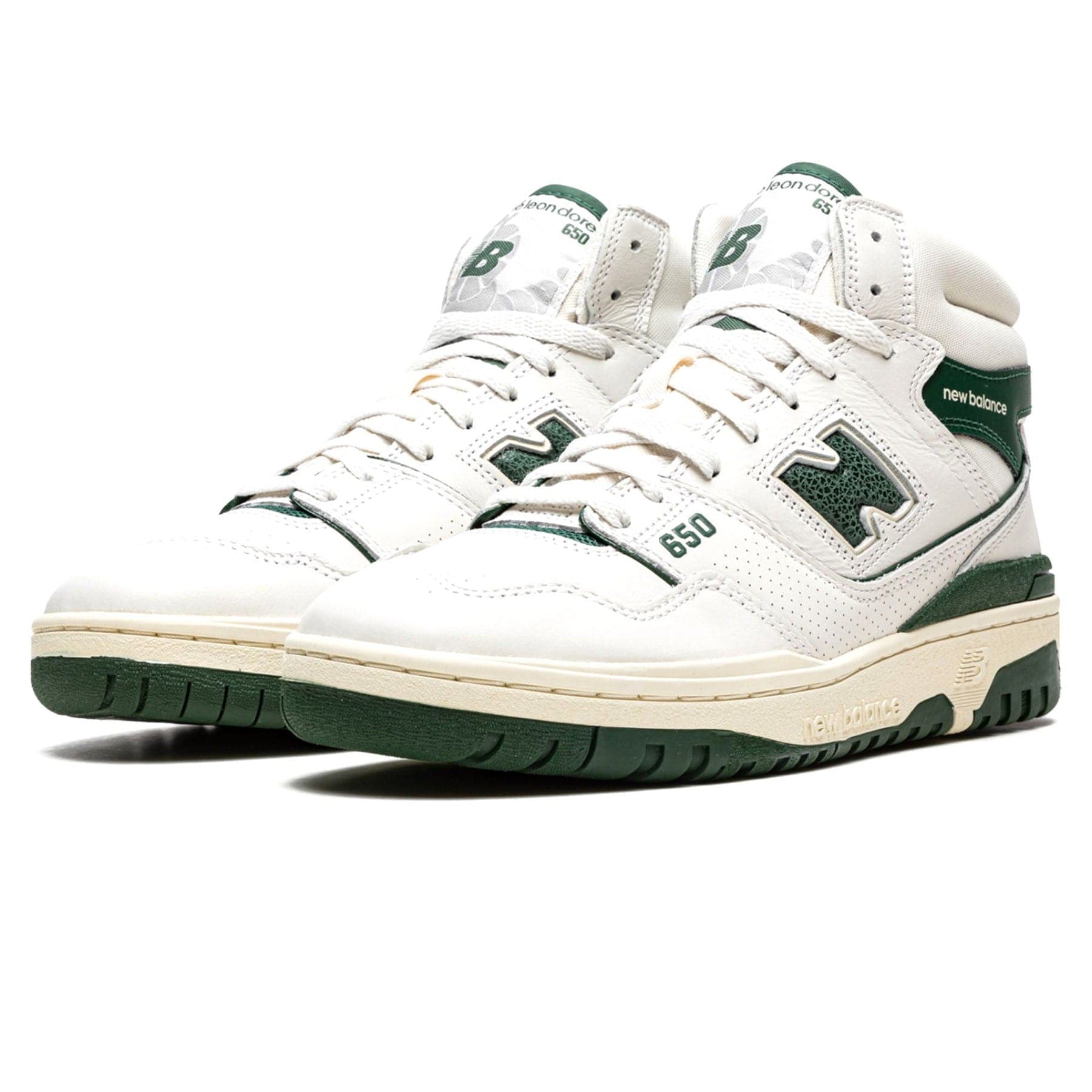 New Balance 650R Aime Leon Dore 'White Green' — UK 3.5 | EU 36 | US 4 — Side View