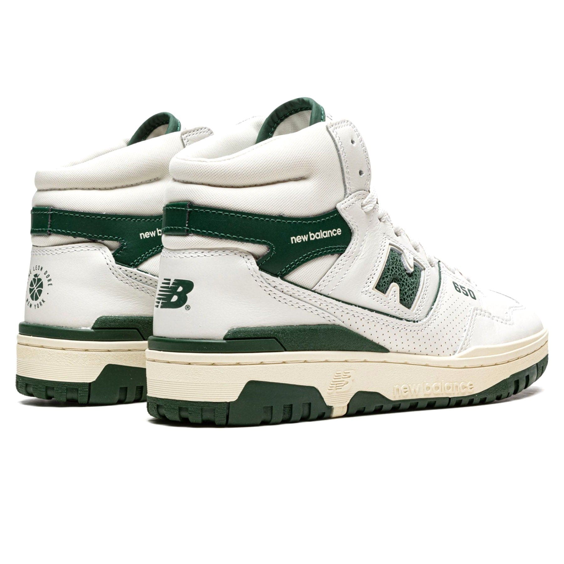 New Balance 650R Aime Leon Dore 'White Green' — UK 3.5 | EU 36 | US 4 — Back View
