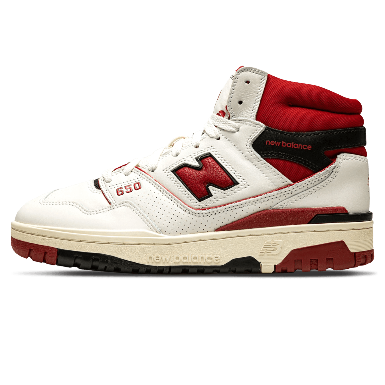 New Balance 650R Aimé Leon Dore 'White Red' — UK 3.5 | EU 36 | US 4 — Front View