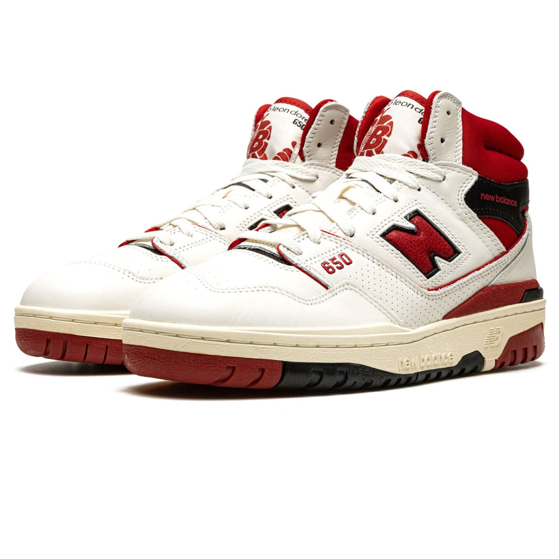 New Balance 650R Aimé Leon Dore 'White Red' — UK 3.5 | EU 36 | US 4 — Side View