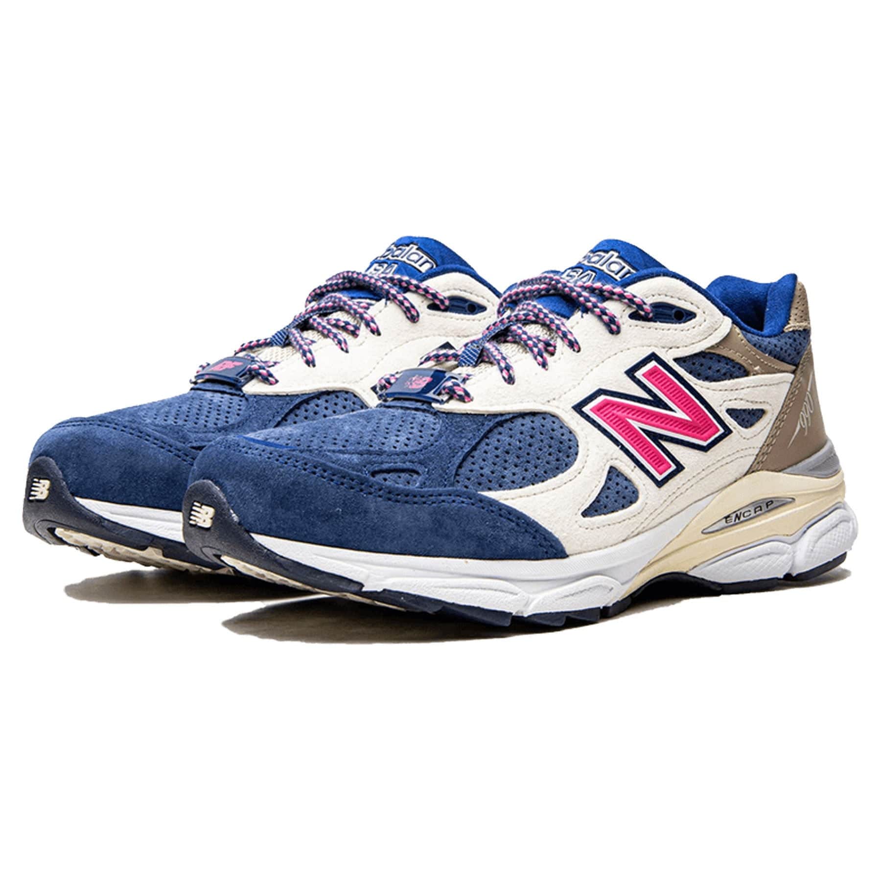 Kith x New Balance 990v3 Made In USA 'Daytona' — UK 3.5 | EU 36 | US 4 — Side View