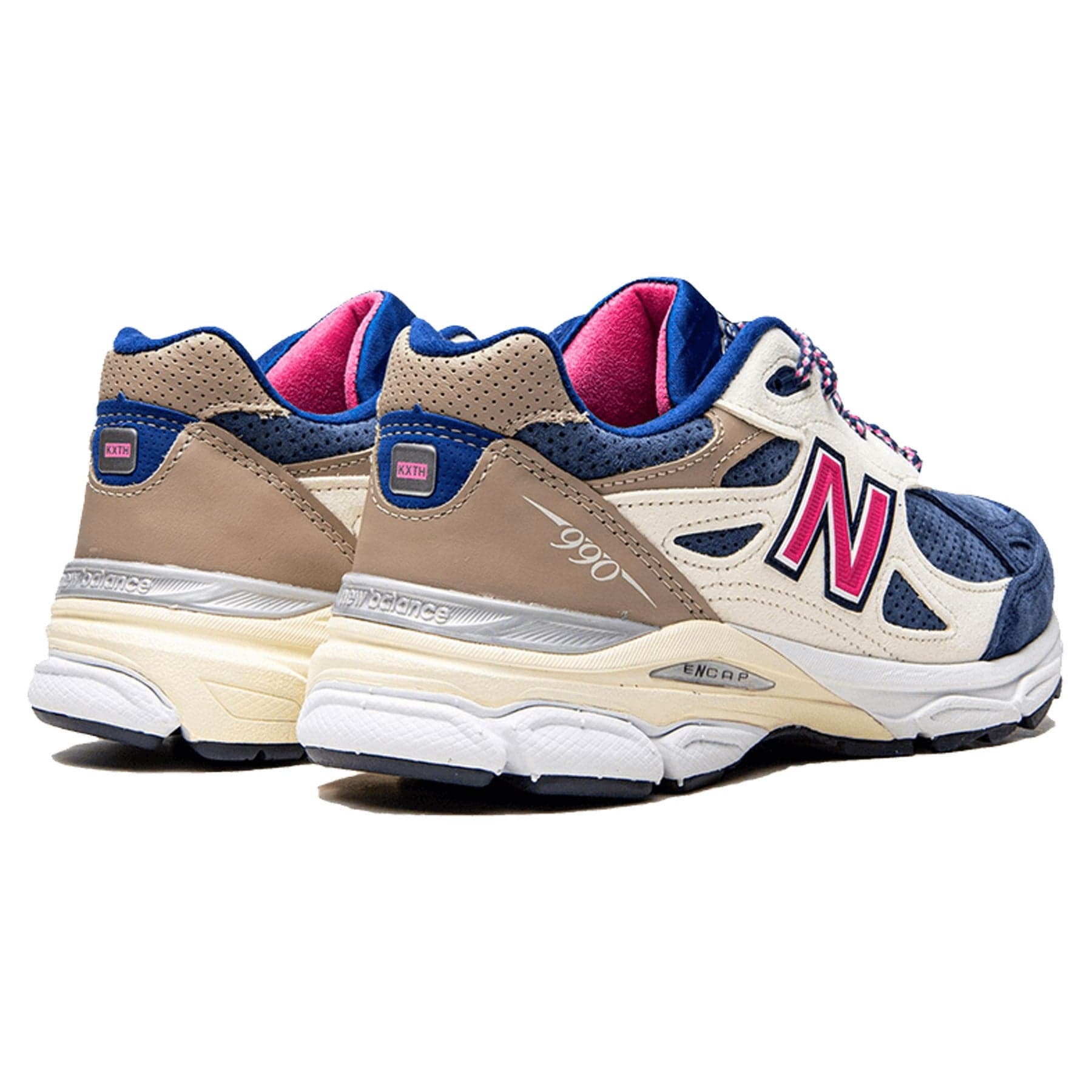 Kith x New Balance 990v3 Made In USA 'Daytona' — UK 3.5 | EU 36 | US 4 — Back View