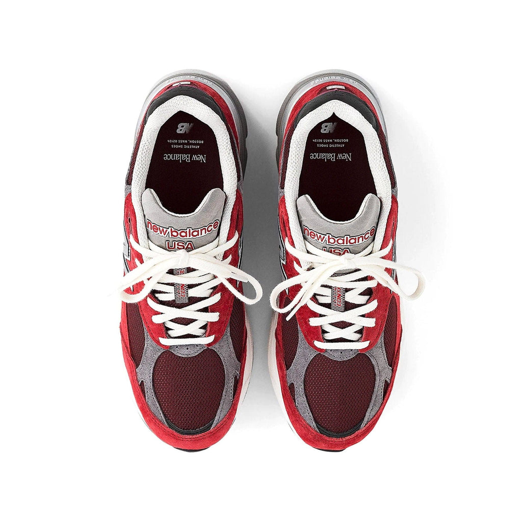 New Balance 990v3 Made in USA 'Scarlet Marblehead' — UK 3.5 | EU 36 | US 4 — Back View