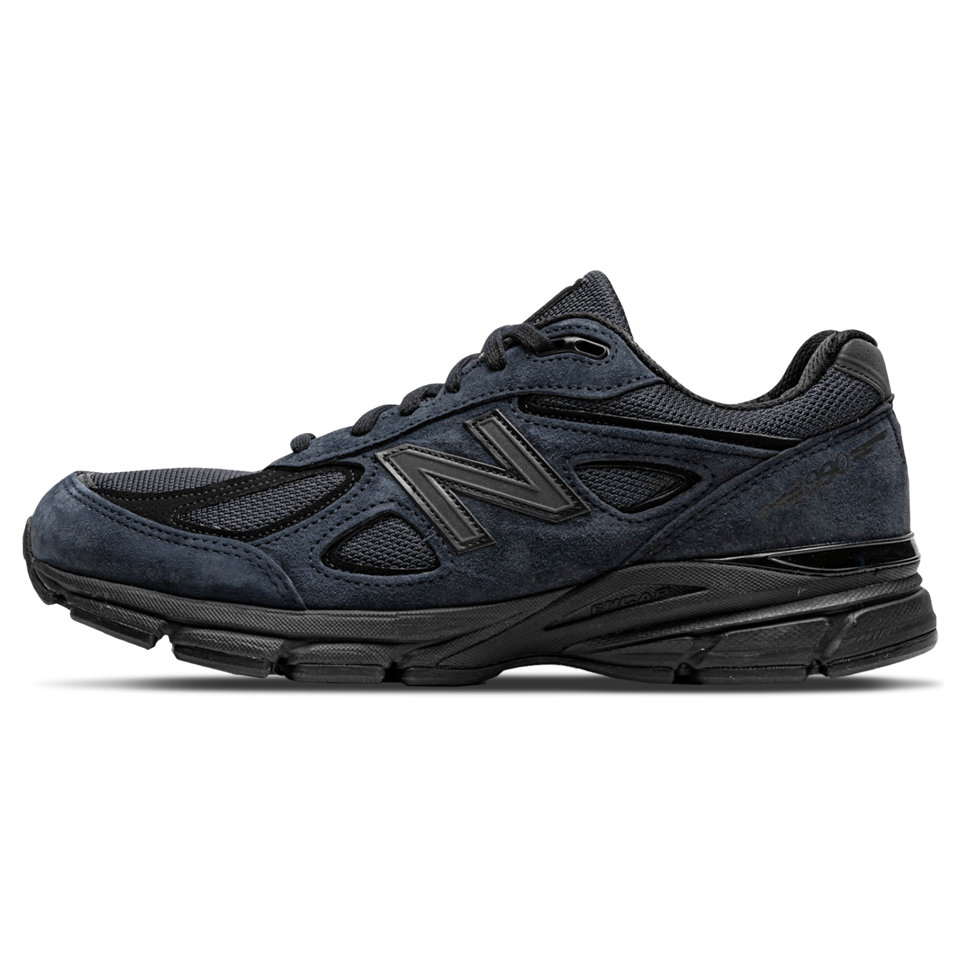 JJJJound x New Balance 990v4 Made in USA 'Navy' — UK 3.5 | EU 36 | US 4 — Front View