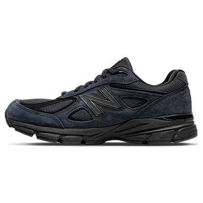 JJJJound x New Balance 990v4 Made in USA 'Navy' — UK 3.5 | EU 36 | US 4 — Front View