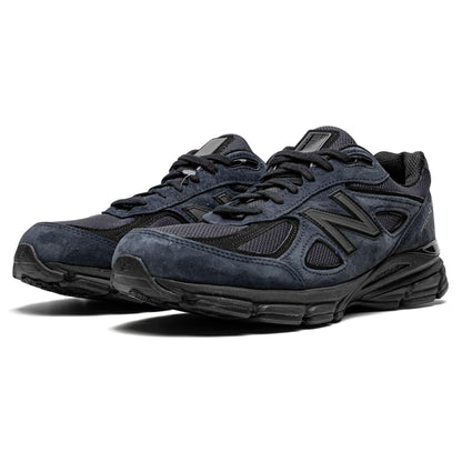 JJJJound x New Balance 990v4 Made in USA 'Navy' — UK 3.5 | EU 36 | US 4 — Side View