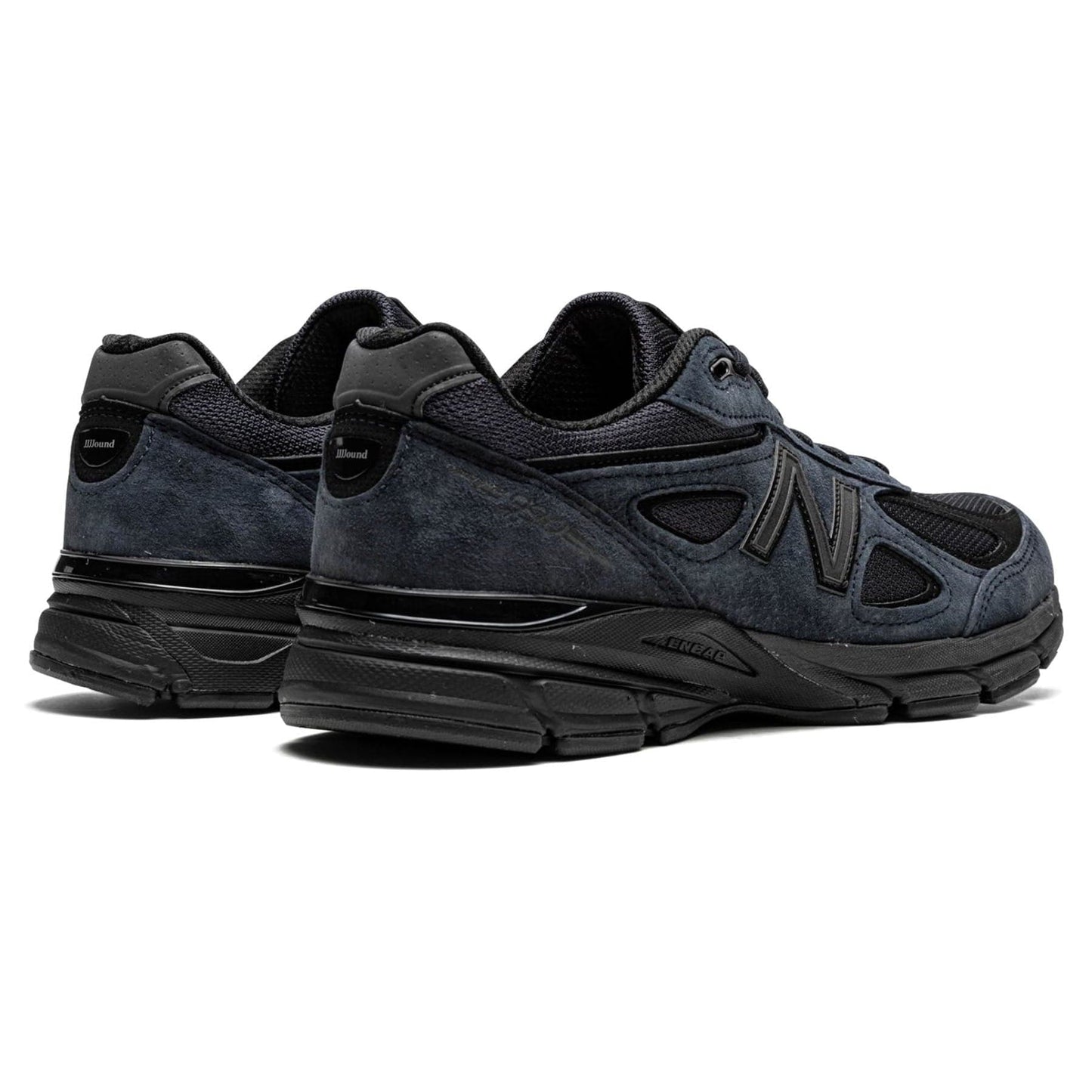 JJJJound x New Balance 990v4 Made in USA 'Navy' — UK 3.5 | EU 36 | US 4 — Back View