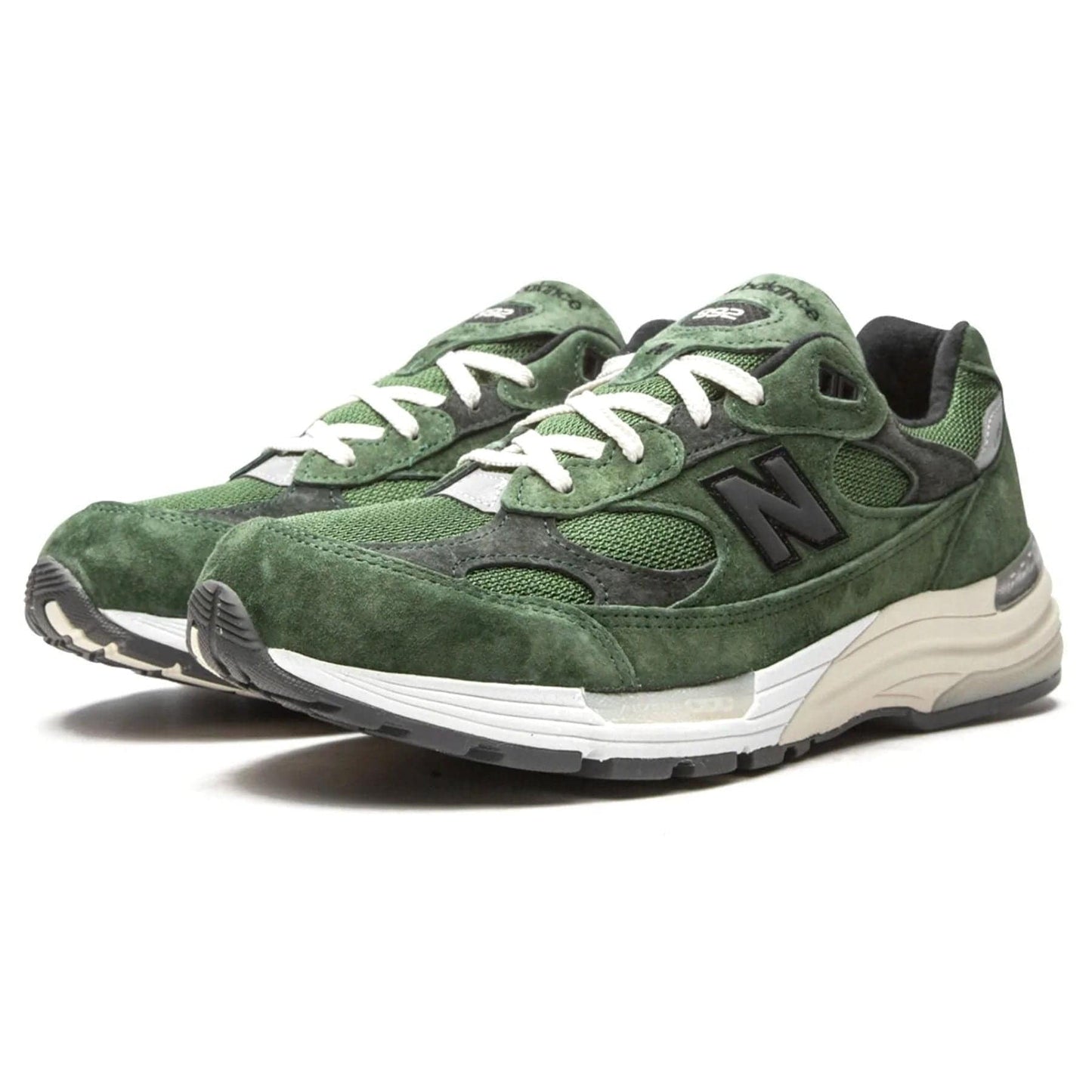 JJJJound x New Balance 992 Made in USA 'Mossy Green' — UK 3.5 | EU 36 | US 4 — Side View