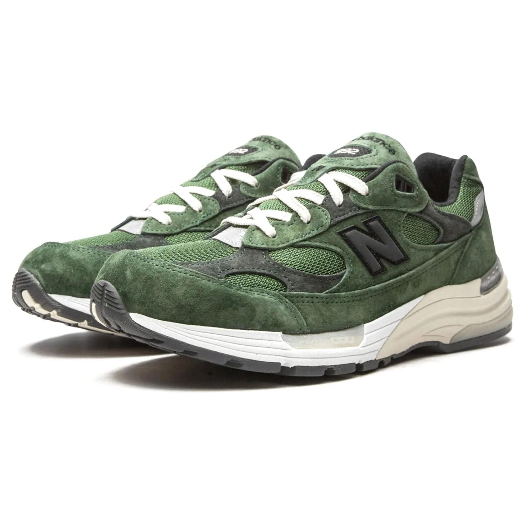 JJJJound x New Balance 992 Made in USA 'Mossy Green' — UK 3.5 | EU 36 | US 4 — Side View