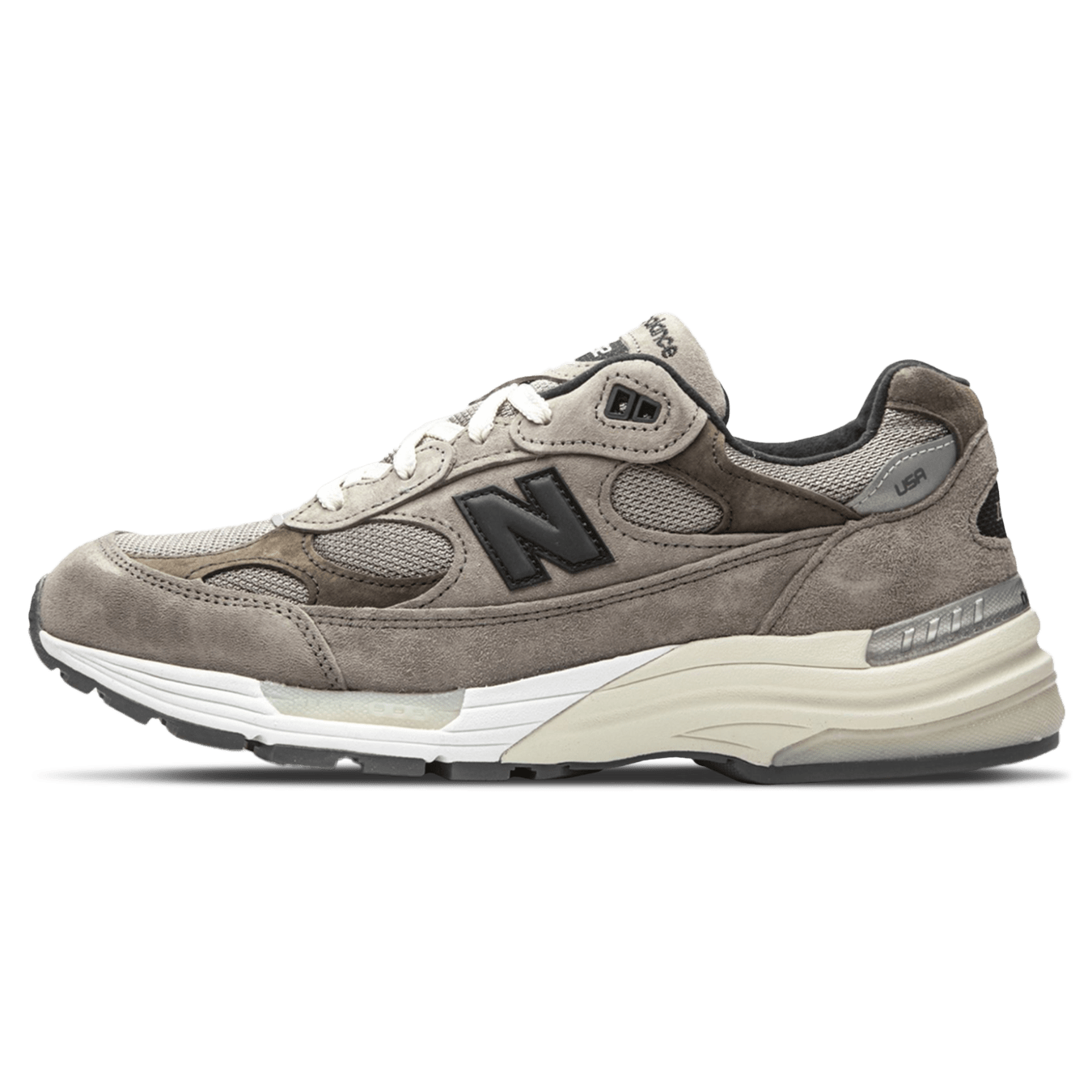 JJJJound x New Balance 992 Made in USA 'Grey' — UK 2.5 | EU 35.5 | US 5 — Front View