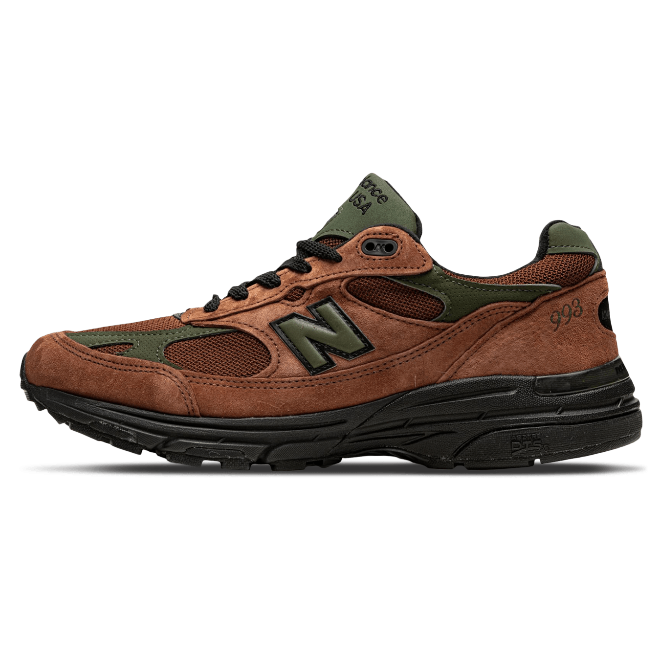Aimé Leon Dore x New Balance 993 Made in USA 'Beef & Broccoli' — UK 3.5 | EU 36 | US 4 — Front View