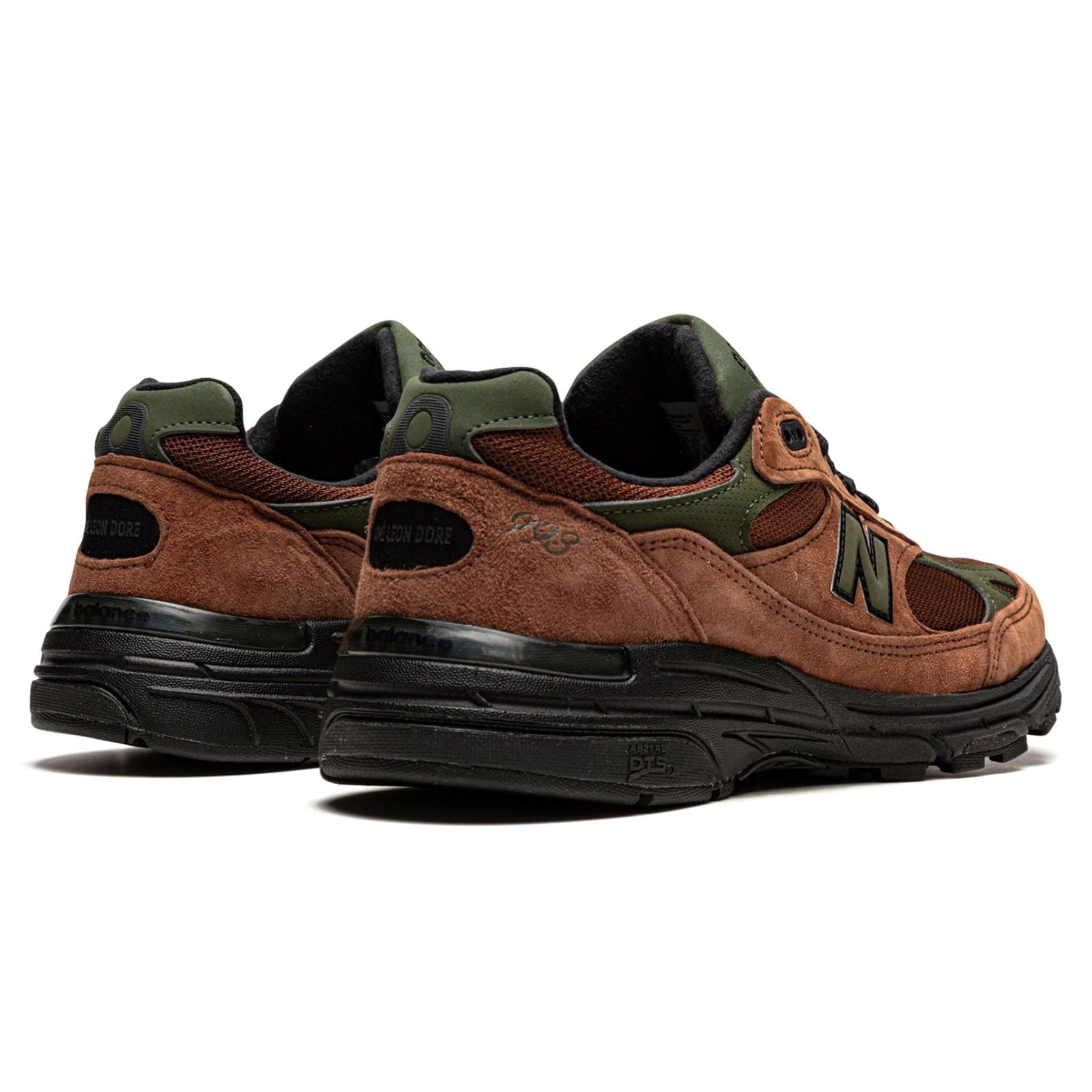 Aimé Leon Dore x New Balance 993 Made in USA 'Beef & Broccoli' — UK 3.5 | EU 36 | US 4 — Back View