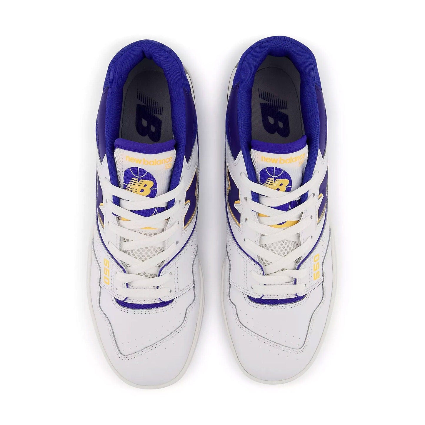 New Balance 550 'Lakers' — UK 3.5 | EU 36 | US 4 — Back View