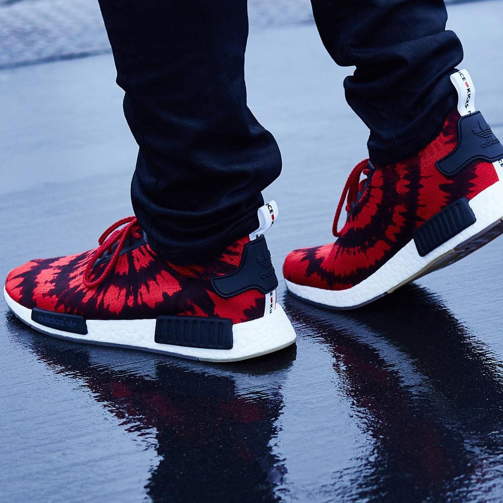 Nice Kicks x adidas NMD Runner Primeknit "Red-Black" — UK 3.5 | EU 36 | US 4 — Back View