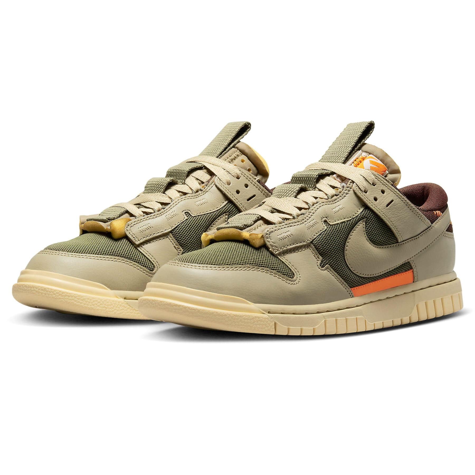 Nike Air Dunk Jumbo 'Medium Olive' — UK 3 | EU 35.5 | US 3.5 — Side View