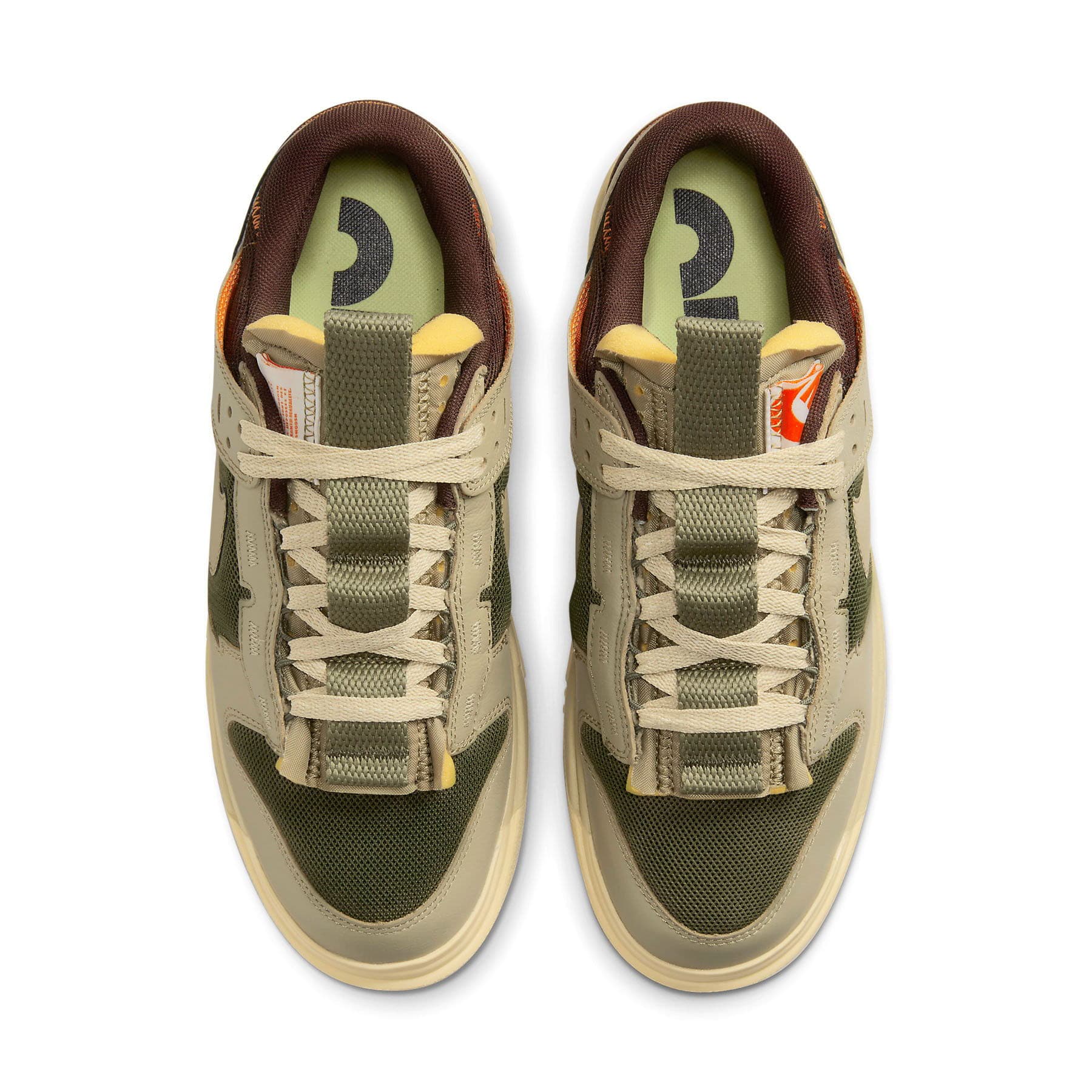 Nike Air Dunk Jumbo 'Medium Olive' — UK 3 | EU 35.5 | US 3.5 — Back View