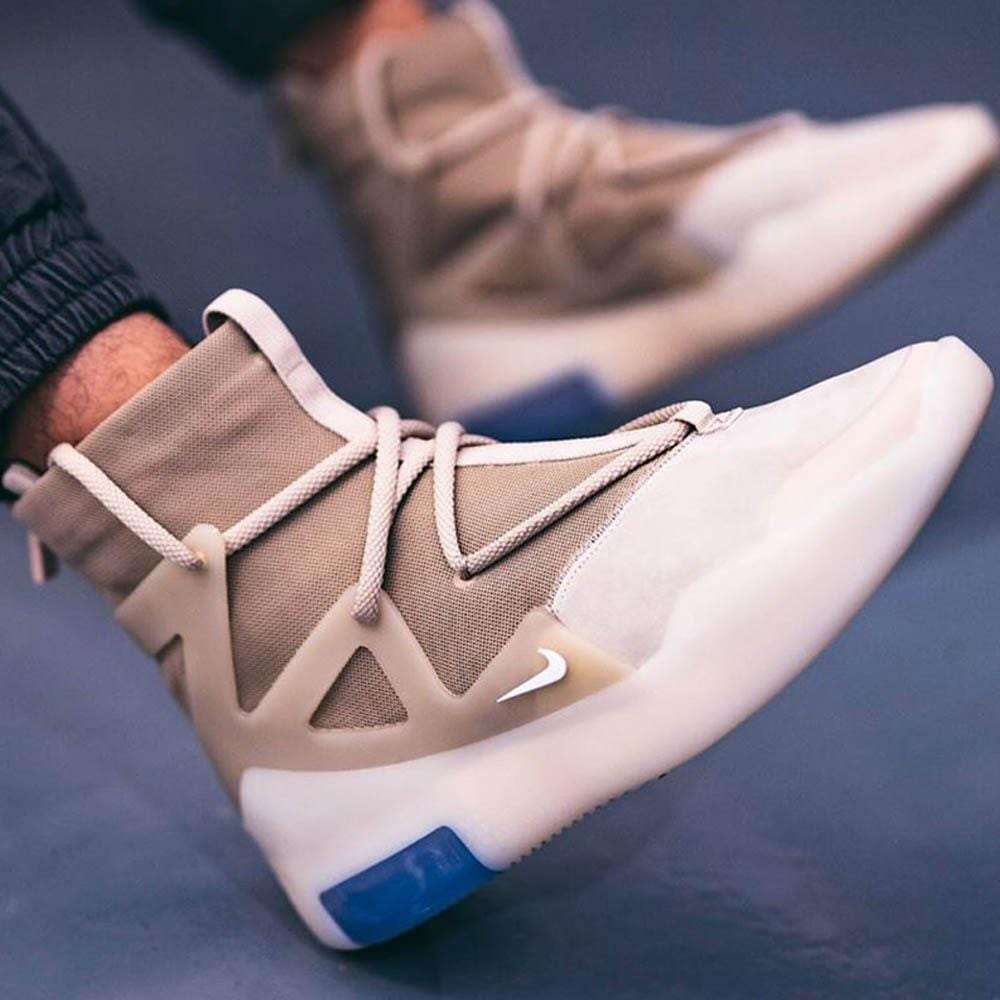 Nike Air Fear Of God 1 'Oatmeal' — UK 3 | EU 35.5 | US 3.5 — Back View